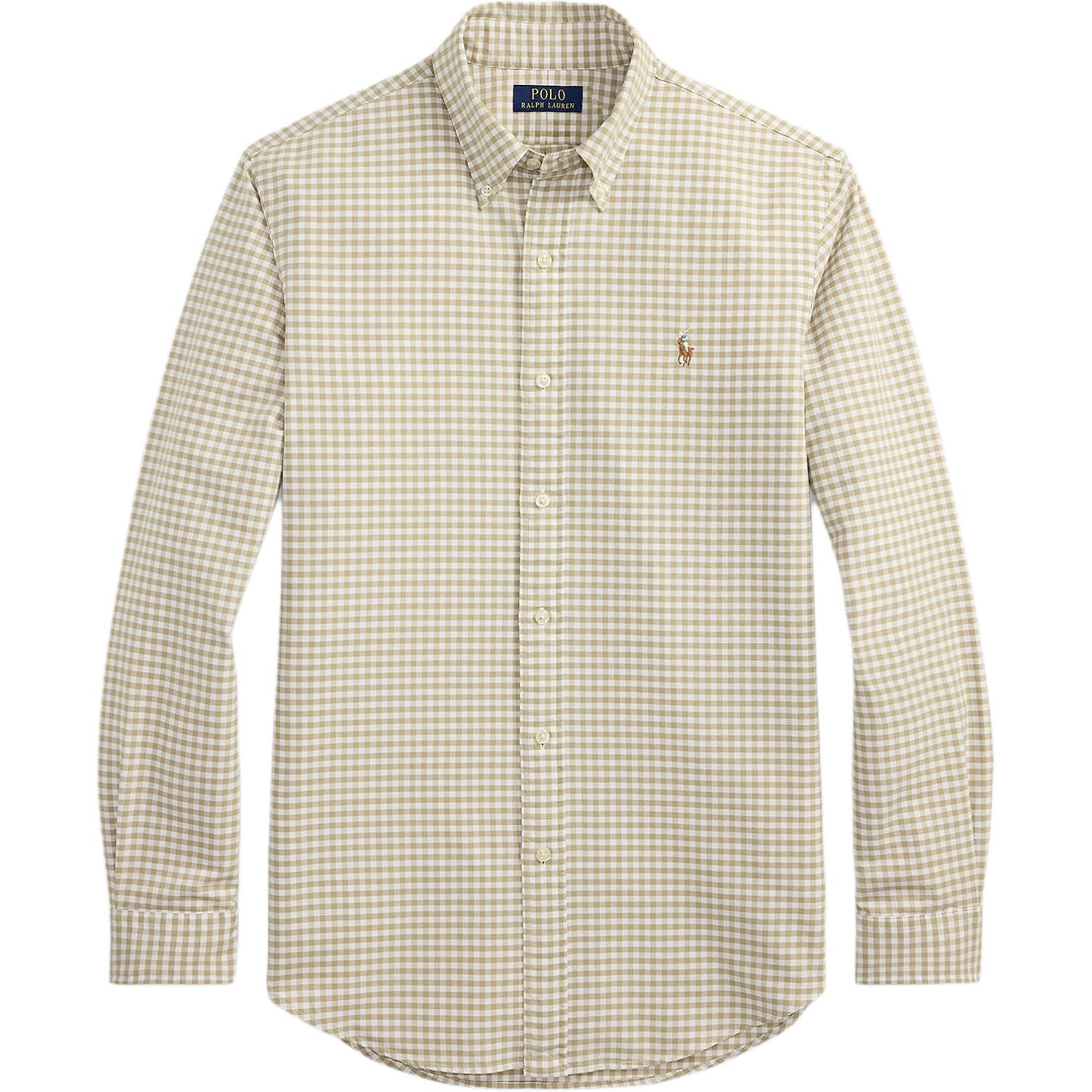 

Polo Ralph Lauren Клетчатая Оксфордская Рубашка с Длинным Рукавом Мужские рубашки 710853129-006 M