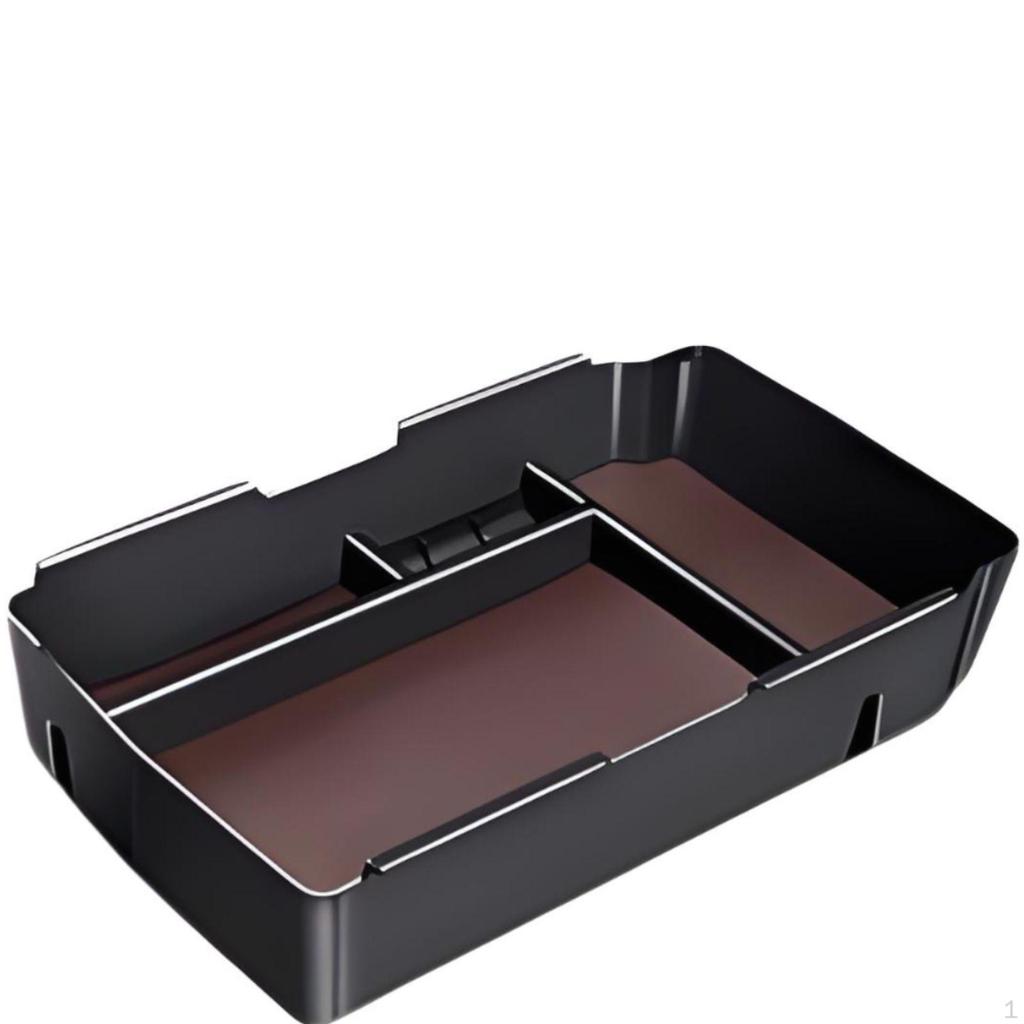 Center Console Organizer, Armrest Tray for 20232026 automobile SUV, sturdy ABS Black