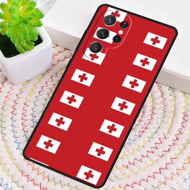 Tongan Coat of Arms Tonga TPU Phone Case For Samsung Galaxy Note 10 Pro S26 S25 S24 S23 S22 Ultra Plus S21 FE S20 Cover