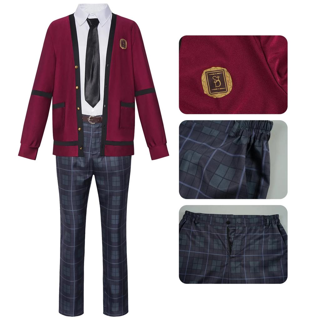 Anime Kakegurui Ryota Suzui Jabami Yumeko Saotome Uniform Suit Man Woman Cosplay Costume Jacket Pants Skirt Halloween Clothes