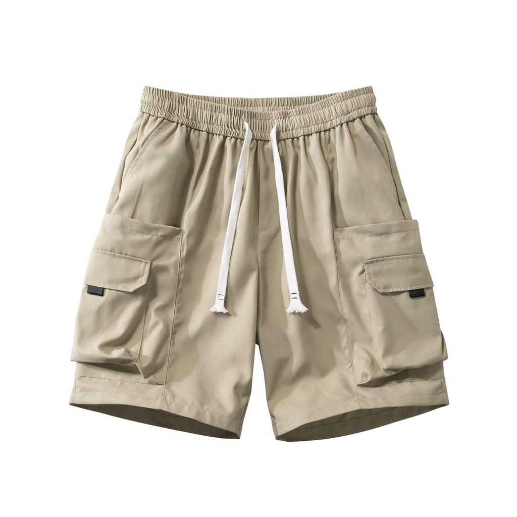 Men's Summer Cavalry Fabric Multi-Pocket Loose Casual Shorts