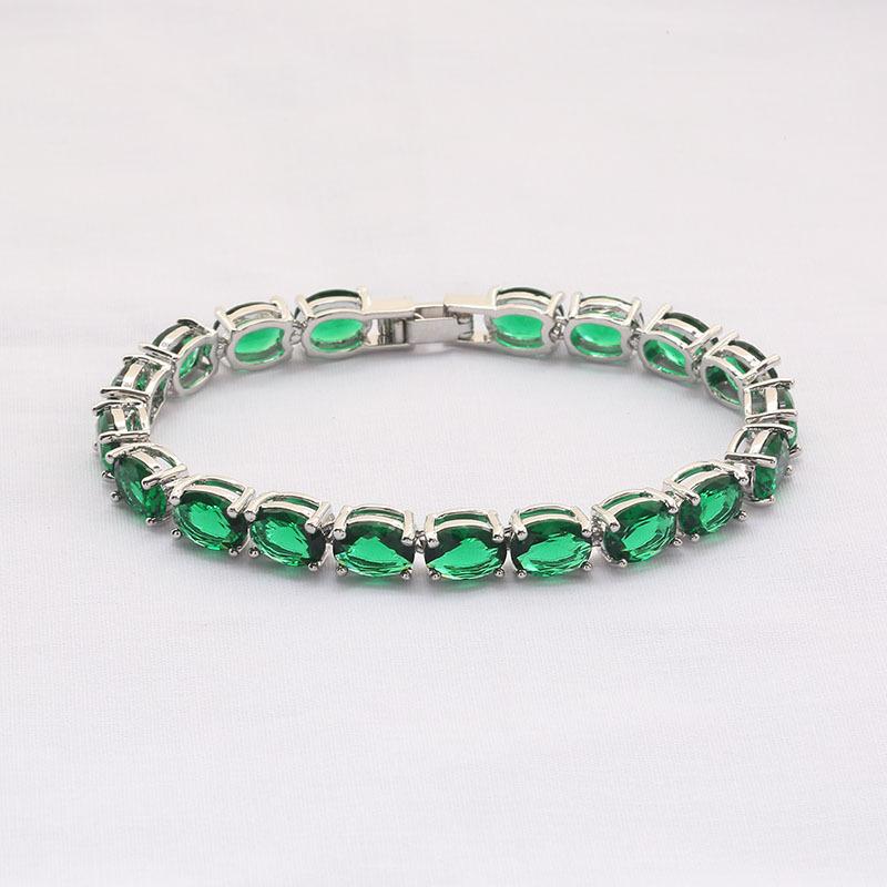 Rose Gold Bracelet for Women Bangles Ins Hot Sale Fine Jewelry Multicolor Fashion Popular Water AAA Zircon Bracelets