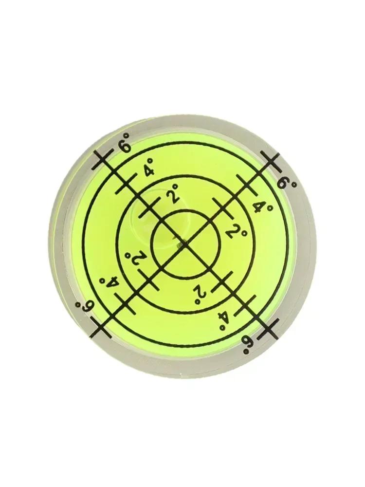 For Carpentry Bubble Level Level Measurement Tool Precision Machined Acrylic Material Fluorescent Yellow-green