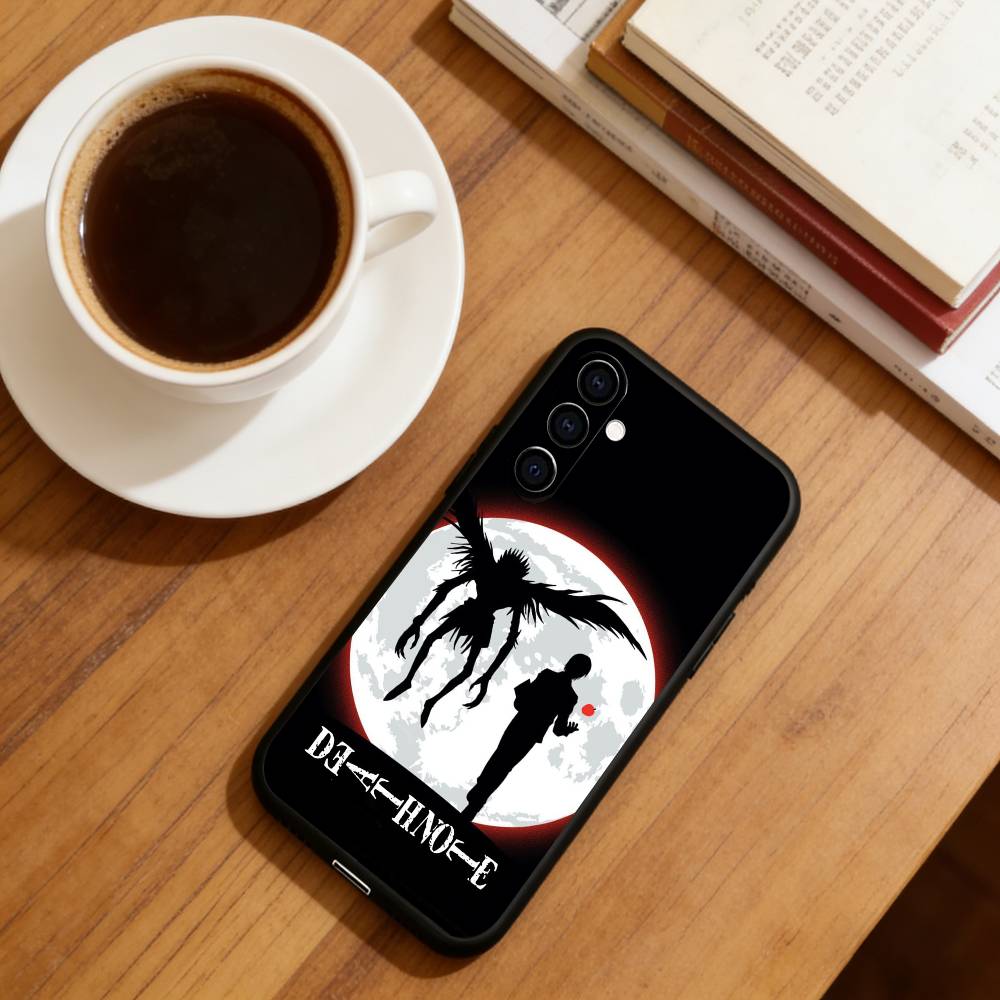 Anime Death Note Phone Case For Samsung Galaxy A73,A72,A71,A70,A53,A52,A51,Soft Silicone Black Cover Samsung a21