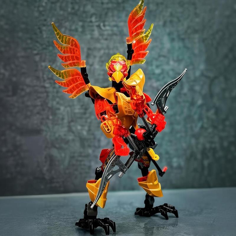 NEU 2in1 CHIMA Bausteine Chi Krokodil Phönix Stamm MOC Set Krieger Anime Actionfiguren Soldat Roboter Spielzeug Für Jungen Geschenk