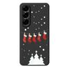For Samsung Galaxy A56 5G Case Christmas Stockings Pattern Printing Straight Edge TPU Phone Back Cover