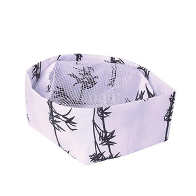 Japanese Style Sushi Chef Hat Cuisine Sushi Working Hat Headscarf Sushi Clothing Hat Chef Headwrap Skull Caps for Restaurant