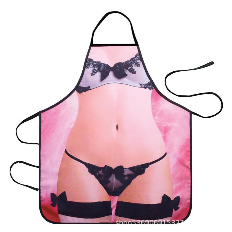 Novelty Muscle Man Apron - Creative Funny Design