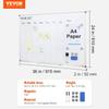 Calendar Whiteboard, 36 x 24 Inches Magnetic Dry Erase Calendar Board, Monthly Planner Whiteboard for Wall, 1 Magnetic Erase & 2 Dry Erase Marker &