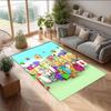 Numberblocks Crystal Velvet Rug, Soft Anti‑Slip Crystal Velvet Carpet for Living Room Bedroom Home Decor