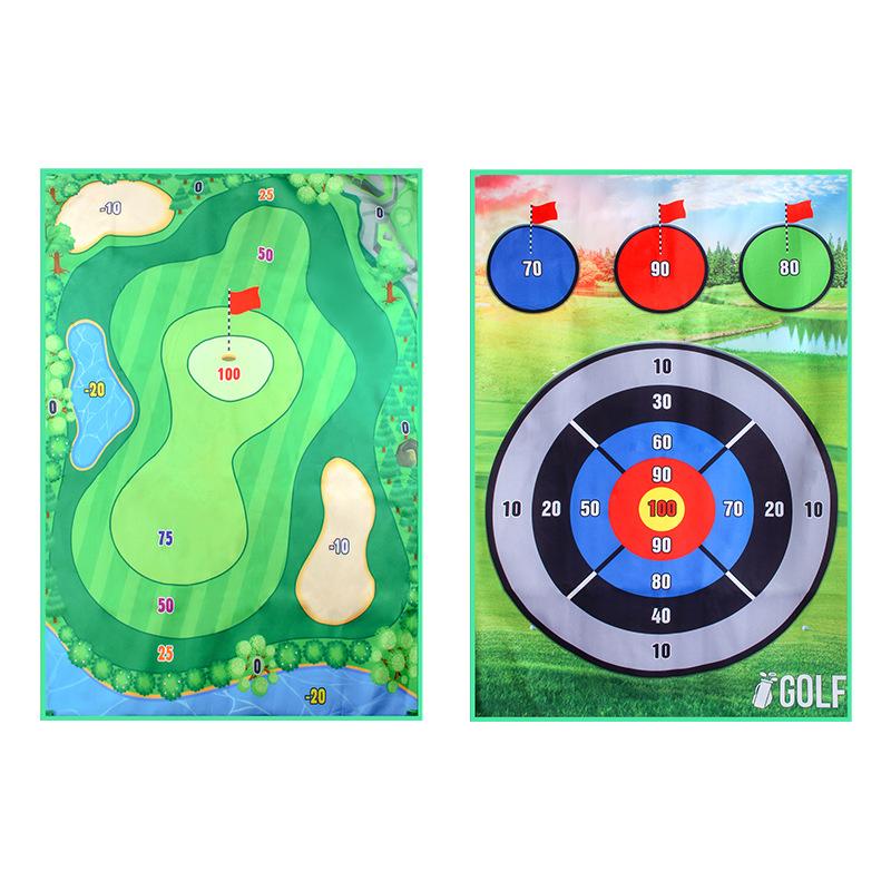1.2 * 1.78 Meters Double-Sided Golf Game Set Double Club Darts Hitting Sports Toy