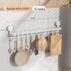 Wall-Mounted Kitchen Storage Hook Rack