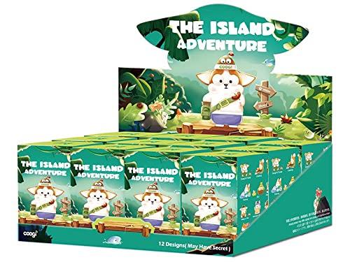 

POPMART Coogi Island Adventure Series Коллекционные фигурки в коробке из 12 шт. ПВХ и АБС
