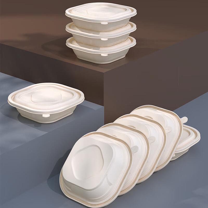 Eco-Friendly Disposable Corn Starch Takeaway Lunch Box