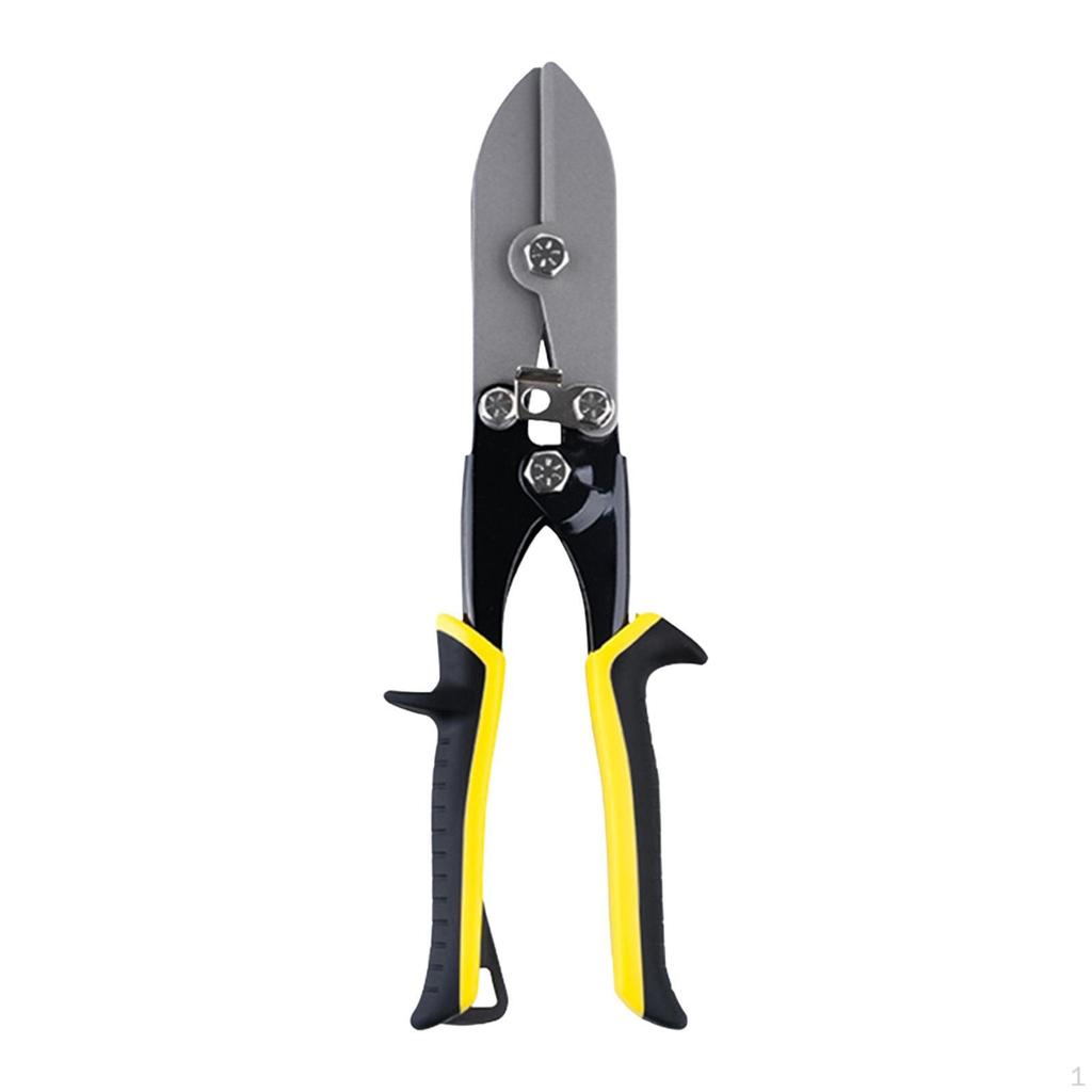 5-Klingen Hand-Crimpzange für Blech, rutschfest, tragbares Werkzeug mit ergonomischem Griff
