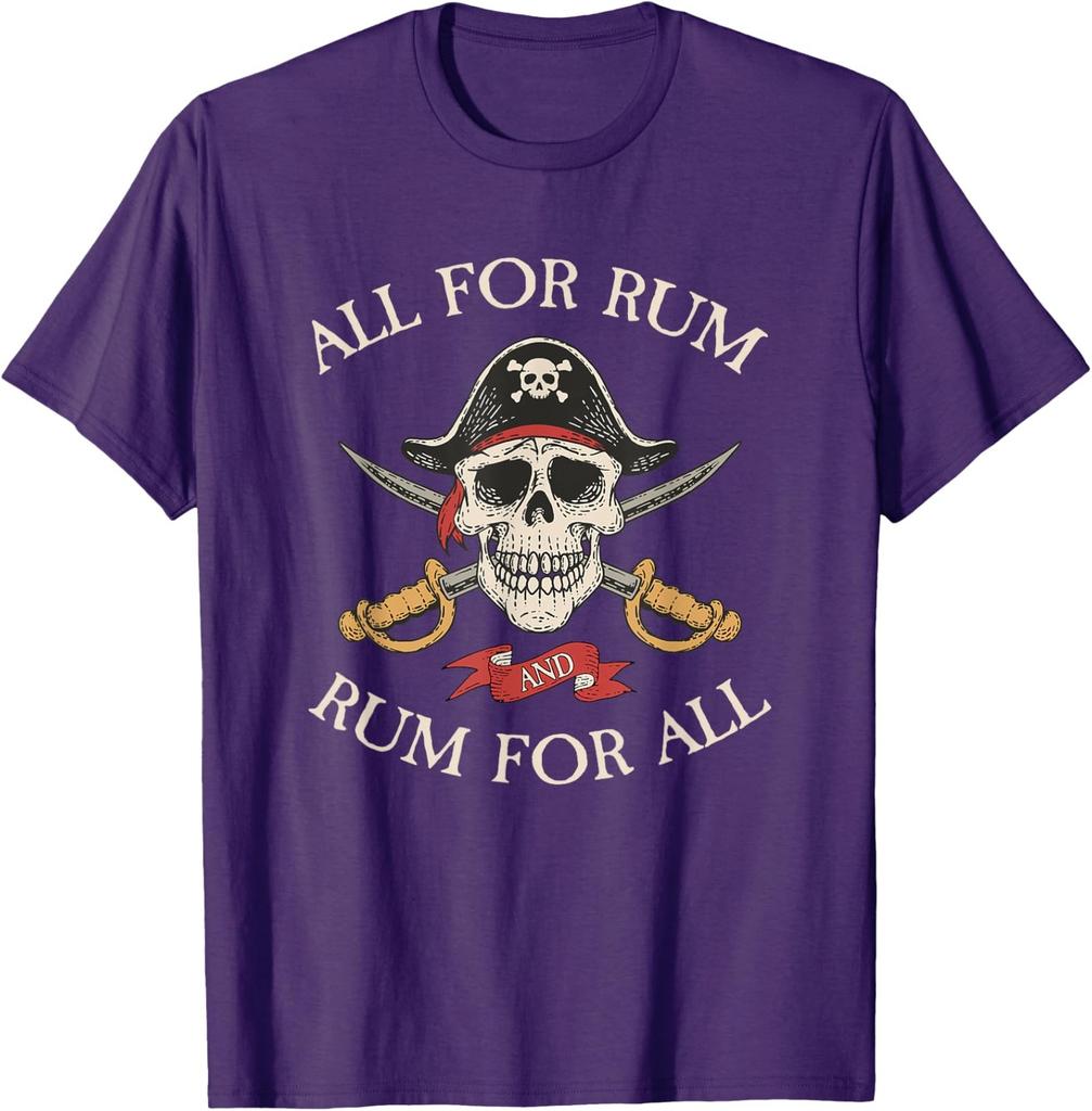 All for Rum and Rum for All Funny Pirate Drinking Unisex T-Shirt