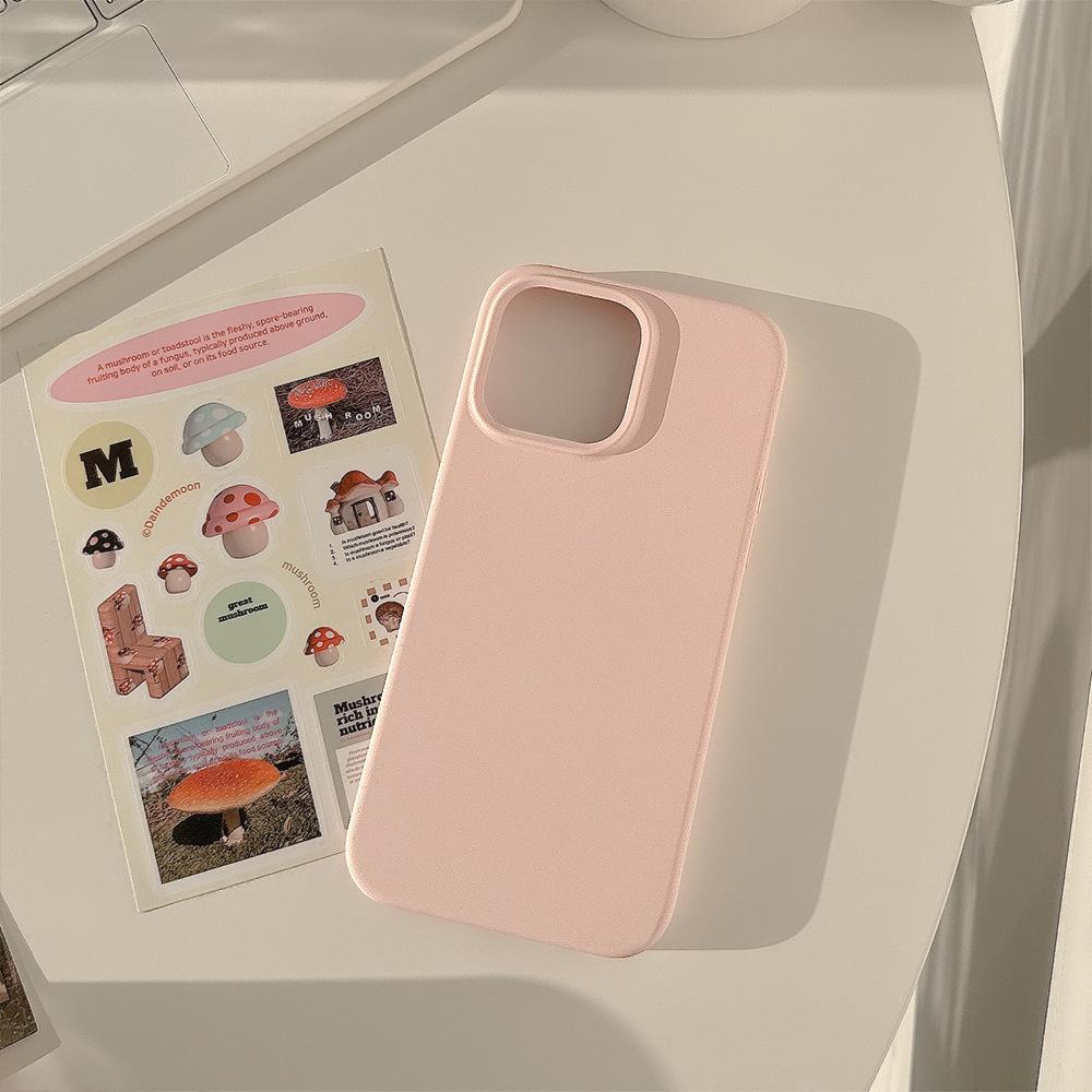 

Чехол для телефона iPhone 15 из настоящего жидкого силикона 14promax корейский 12 премиум 13 однотонный 11 13