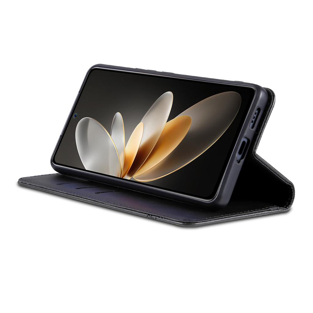 AZNS Für Honor 300 Hülle Rindsleder Textur PU Leder Brieftasche Handyhülle