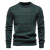 Autumn And Winter New Men'S Crew Neck Pullover High-Quality Foreign Trade Men'S Solid Color Sweater