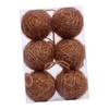 6Pcs Christmas Ball Ornaments Xmas Decor Christmas Tree Baubles for Engagement Party Supplies Anniversary Wedding Thanksgiving