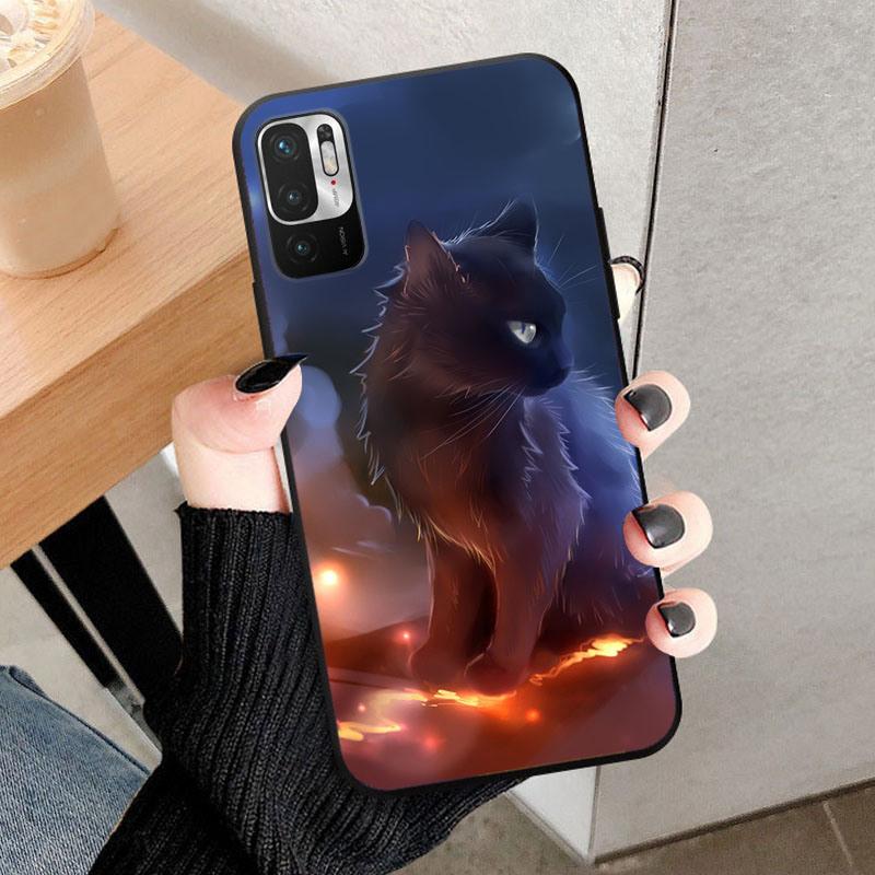 For Xiaomi Redmi Note 10 JE Phone Case Cool Wolf Lion Silicone Back Cover For Redmi Note10 JE Note 10JE Protective Shell Coque
