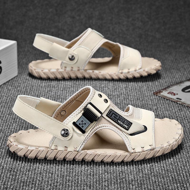 Spring and summer new hand-sewn soles casual men's outdoor trend sandals large size