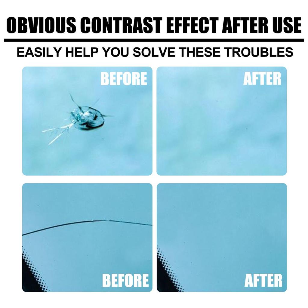 Windshield Crack Repair Fluid & Glass Bonding Agent