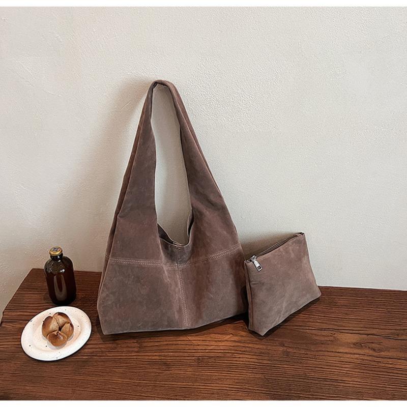 Large-capacity, Niche, Retro Commuter Single-shoulder, Underarm, Hand-held Tote Bag