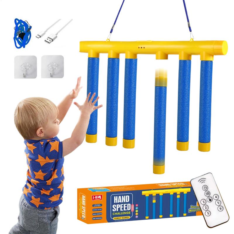 Challenge Falling Sticks Game Remote Control Stick Catcher Machine Stick Reflex Challenge Game for Training Reaction Ability