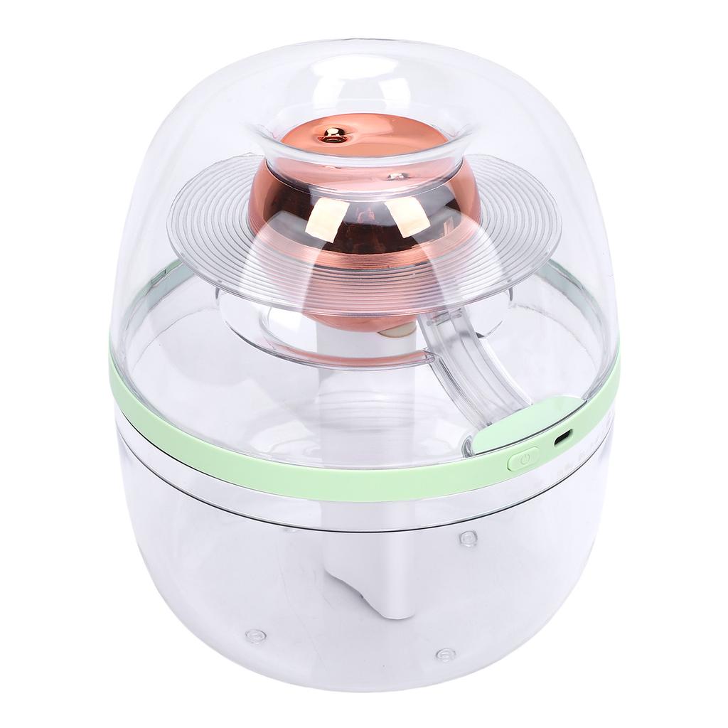 Portable Small Humidifier 3L Dual Nozzle Quiet Clear USB Desktop Humidifier with Night Light for