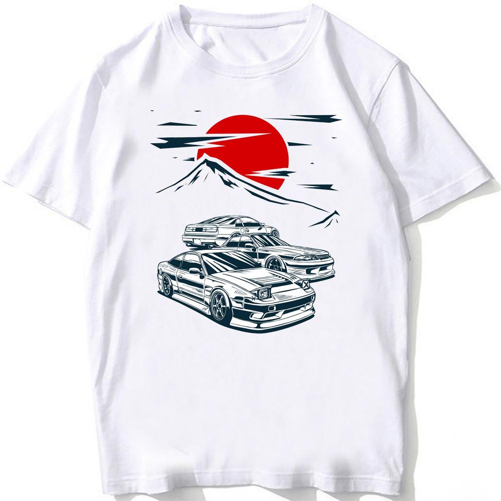 Harajuku JDM Legend Car T-Shirt Summer Men Short Sleeve Drive The Janpan Cars Sport TShirt Cool Boy Driver Race Casual TeesTops