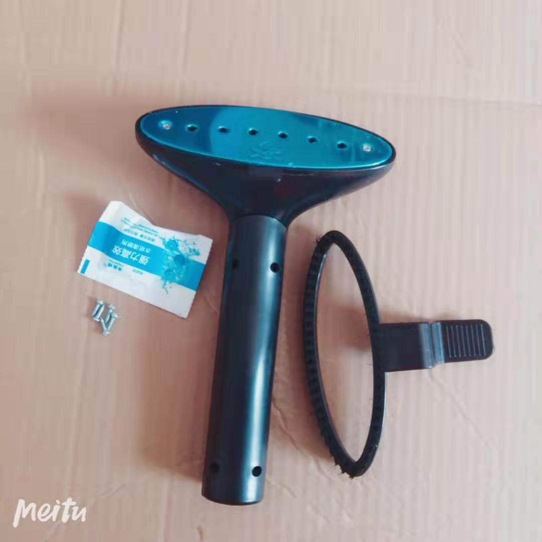 Universal Red Heart Garment Steamer with Iron Head, Nozzle, Air Hose, Handle, and Brush Attachments 0.8L or below