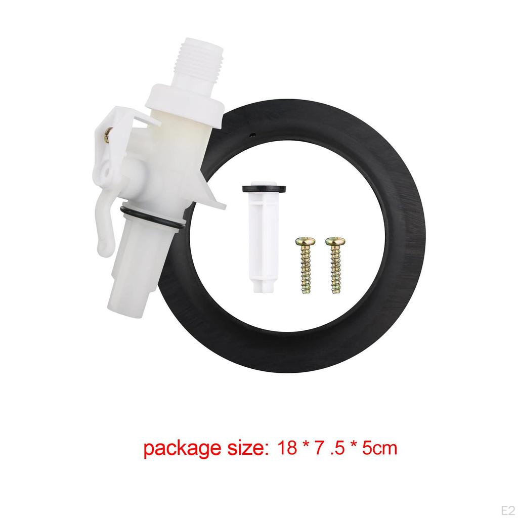 13168 RV Toilet Water Valve Kit Replacement Professional Spare Parts Sturdy High Performance