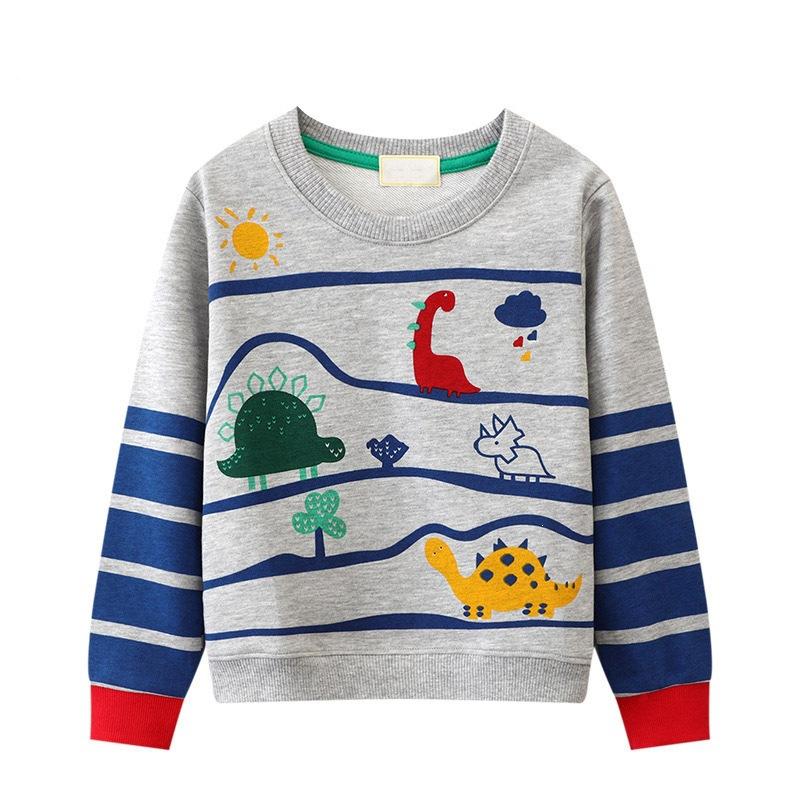 Boys Long Sleeve French Terry Sweatshirt for Spring and Autumn Toddlers 90