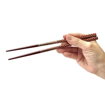 Made In Japan from Natural Modern Chopsticks with a Dust Checkered Size Dishwasher-safe Chopsticks, Wagokoro Wood. High-quality, Japanese-style