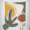 Simple Illustration Style Decorative Tapestry Home Wall Decoration Office Living Room Tapestry