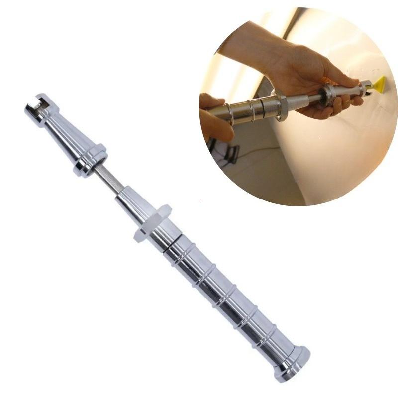 

Car Dent Repair Puller 26-43cm Telescopic Slide Hammer with Anti Slip Puller For Hail Damage Door Dings Paintless Dent Removal серебряный
