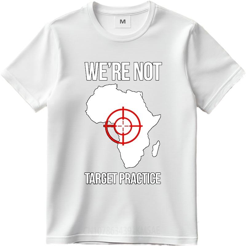 Anime Teenagers Summer Tshirt Were Not Target Practice Africa Map Short Sleeve Workout Round Neck Women Top Tees Man Tee Shirt