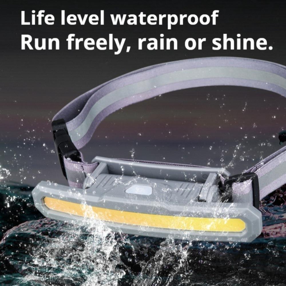 Portable COB Waist Light Rechargeable Work Light Outdoor Camping Night Running Floodlight Fishing and Hunting Work Light