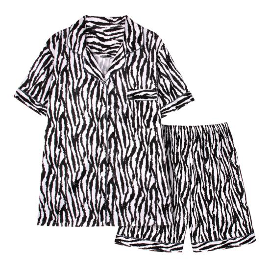 Womens Pajamas Set 2 Piece Button Down Shirts And Shorts Loungerwear Sets Ladies Summer Casual Comfy Sleepwear