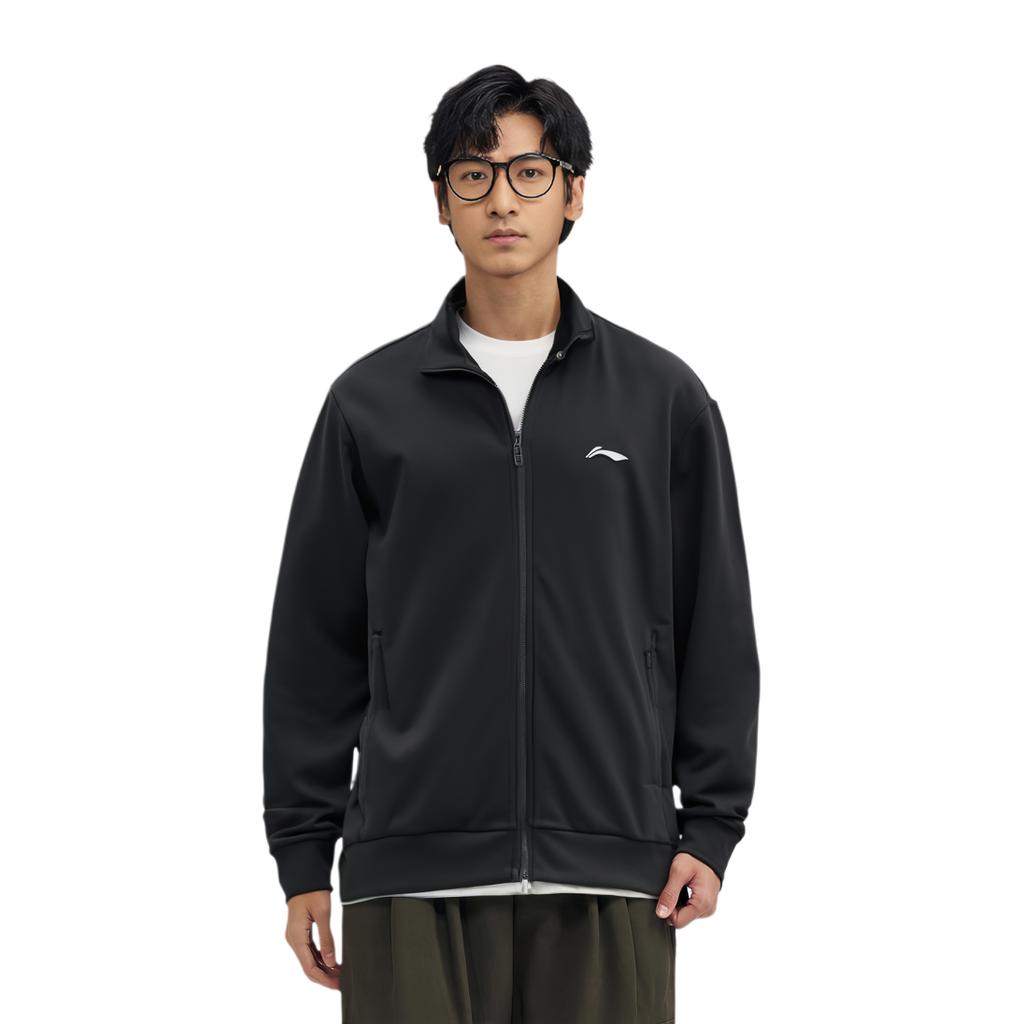 Li Ning Sweatshirts Unisex Stand Collar Moderate Regular AWDUA23-1