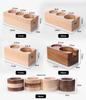 Espresso Machine Walnut Handle Tamping Base & Powder Distributor