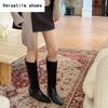 Designer Street Style Damen Kniehohe Stiefel Mode Slipper Interne Erhöhung Damen Prägnante Lange Stiefel für Damen
