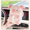 Plüsch-Taschentuchhalter Entzückender Tierförmiger Papiertuchspender Weiches Auto für Zuhause und Fahrzeugaufbewahrung A0KF