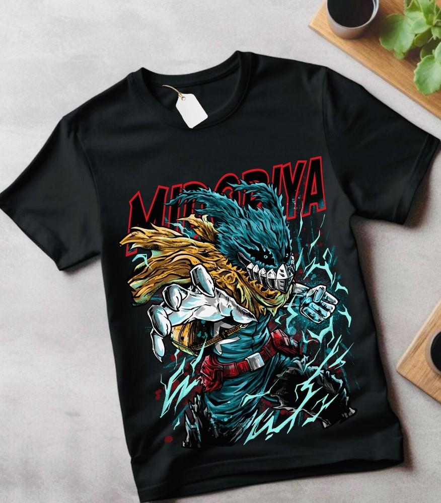 

Deku T-Shirt All Might Boku No Hero Academia Katsuki Midoriya Shoto Dabi Shirt XL