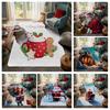 House Entrance Carpet Home Door Mat Living Room Bath Foot Bathroom Non-slip Water Absorption Rugs Bath Merry Christmas Winter