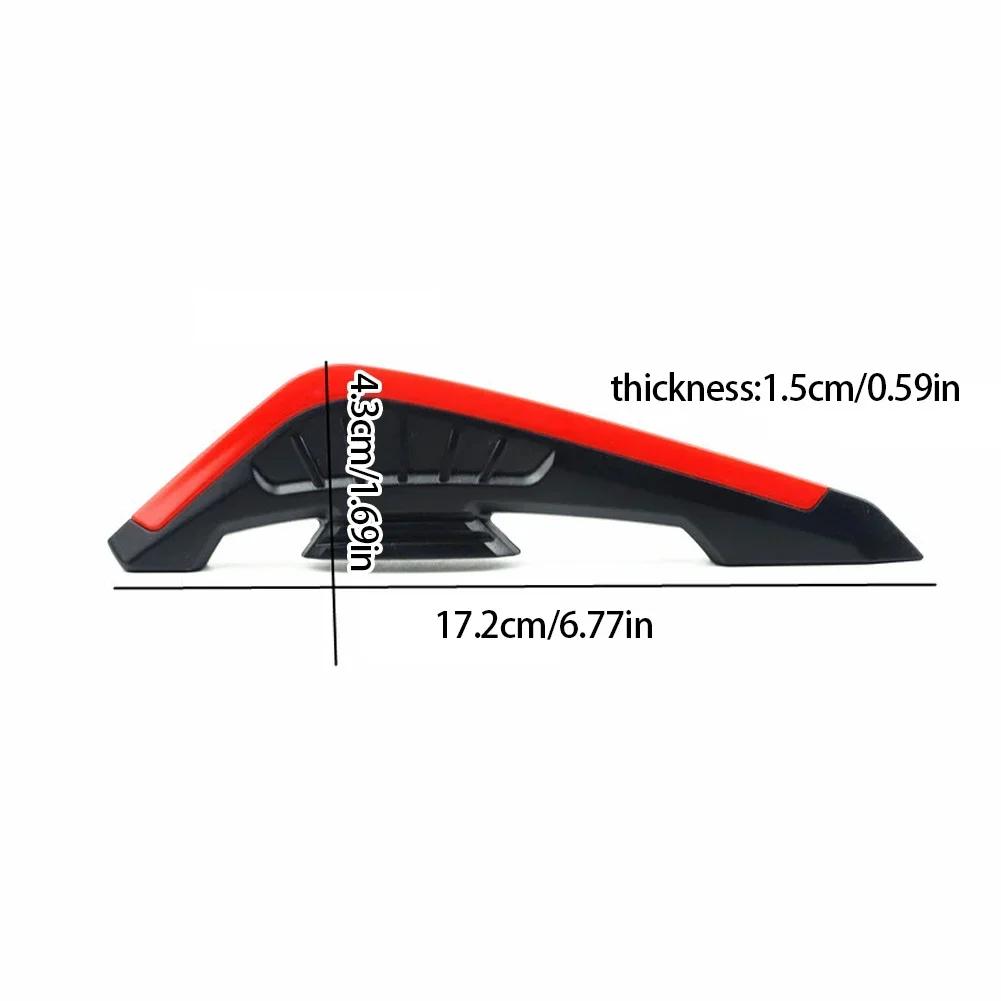 2Pcs Motorcycle Front Side Spoiler Winglets Aerodynamic Wing Set Fixed Wind Wings with LED Light Adhesive Decoration Sticker