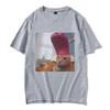 Hausschuhe Katze Lustiges Bedrucktes Grafik T-Shirt Herren Damen Mode Sommer Streetwear Unisex Lässig Baumwolle Kurzarm Atmungsaktives Oberteil