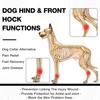 ROZKITCH Dog Leg Protector for Rear Hock Joint or Front Leg Knee, 1 Pair of Dog Leg Compression Wrap Sleeve for Anti Licking Carpal Support Ankle