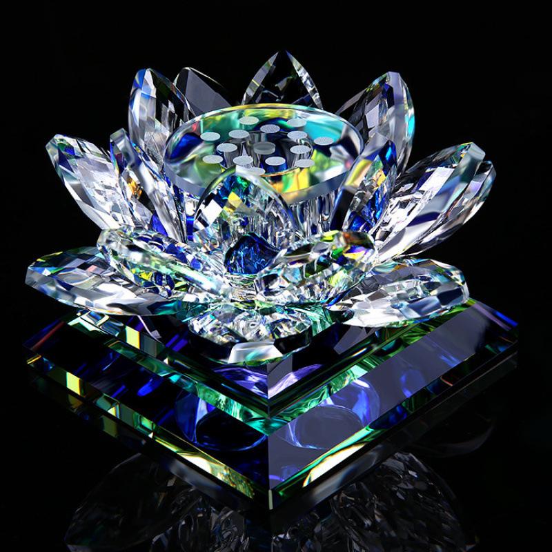 Solar-Powered Rotating Lotus Car Perfume Ornament